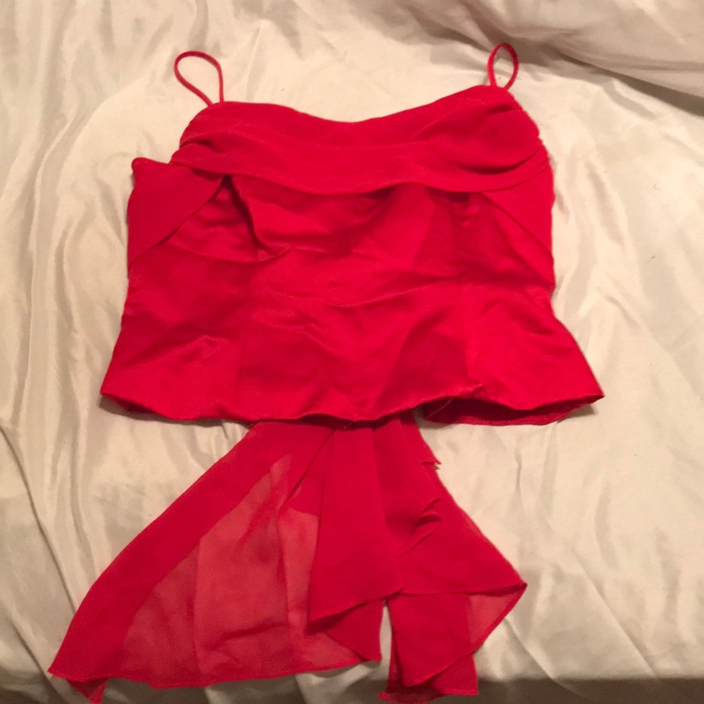 Alfred Angelo - Red Formal Crop Top